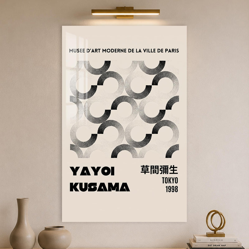 Yayoi Kusama Retro Poster lifestyle view