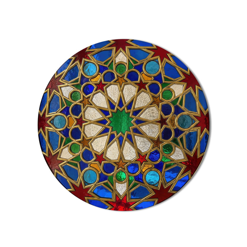Moroccan Star Mosaic Medallion product shot on white background