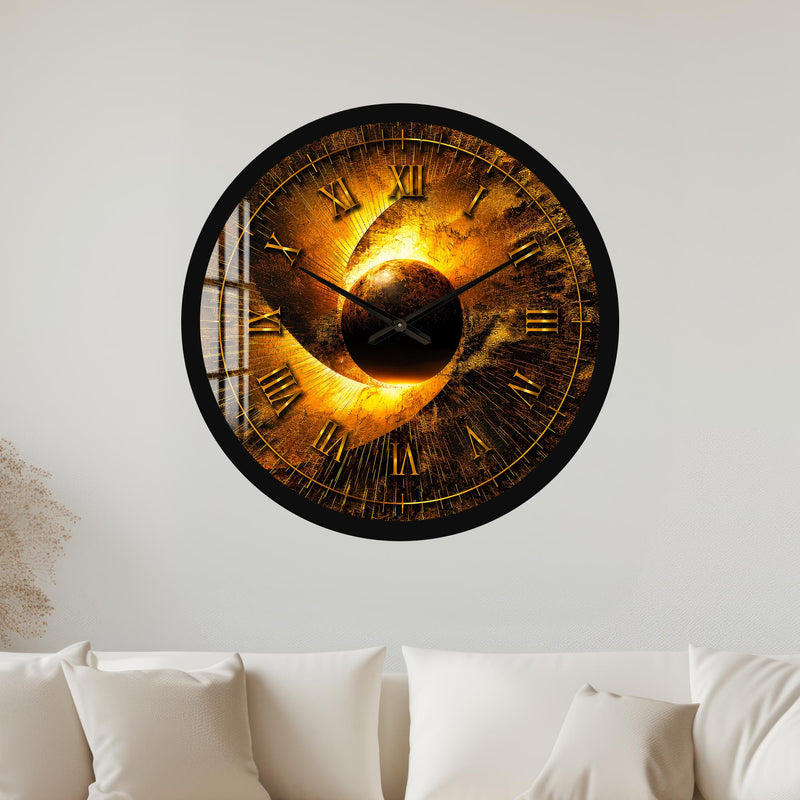 Golden Eclipse with black frame