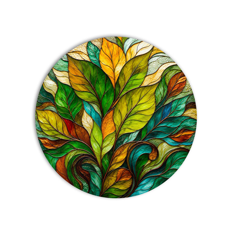 Stained Glass Foliage product shot on white background