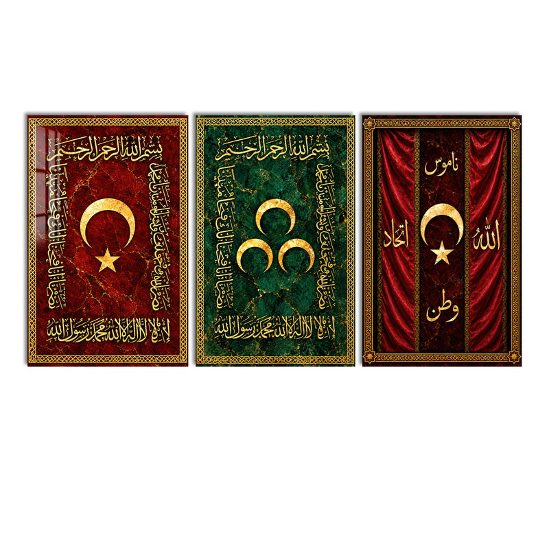 Golden Crescent Calligraphy lifestyle view