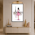 Parisian Pink Elegance with black frame