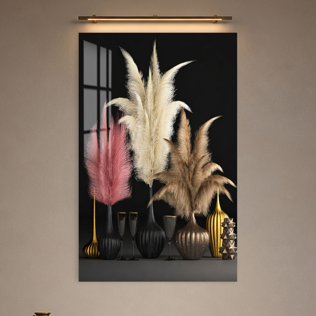 Pampas Noir in a modern room