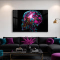 Neon Floral Skull lifestyle view