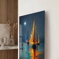 Artronauts Glass Print Moonlit Regatta Glass Wall Art