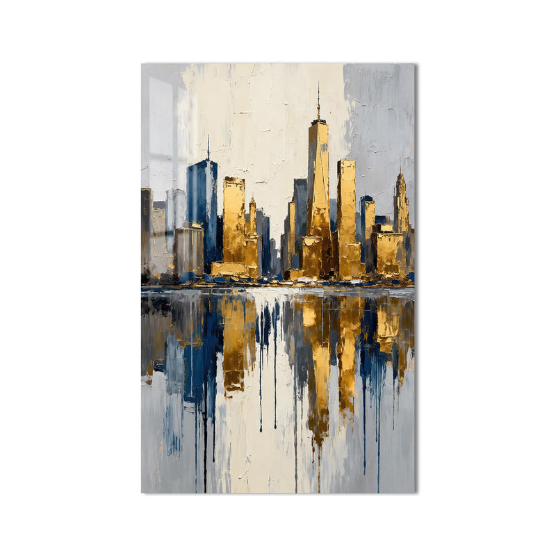 Golden City Reflections product shot on white background