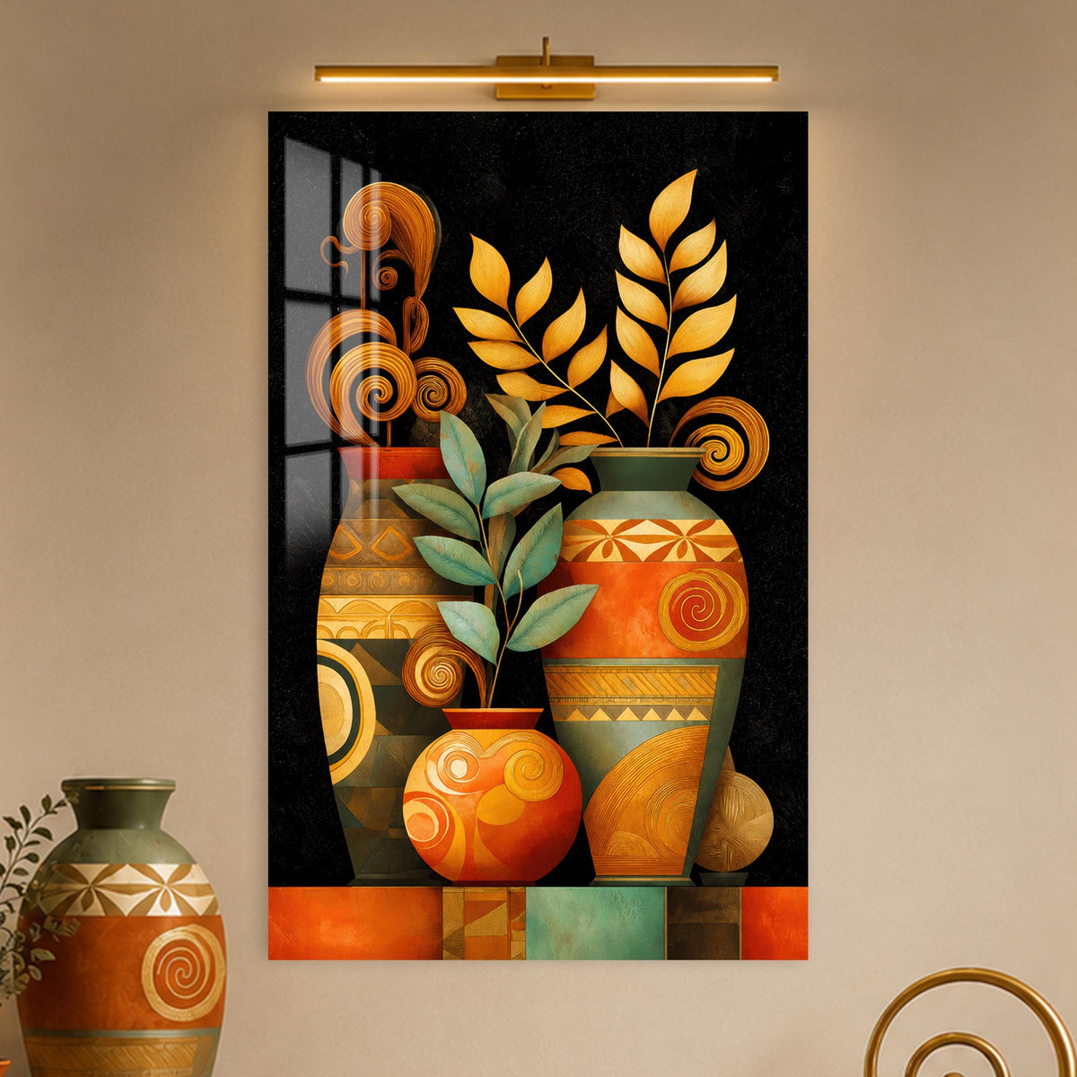 Golden Botanical Vessels lifestyle view