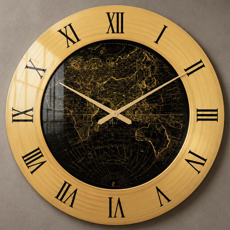 Golden World Map lifestyle view