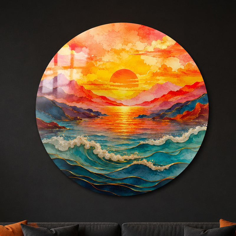Golden Tide Sunset lifestyle view