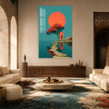 Artronauts Glass Print Portal at Sunset Glass Wall Art