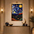 Celestial Whirlwind with gold frame