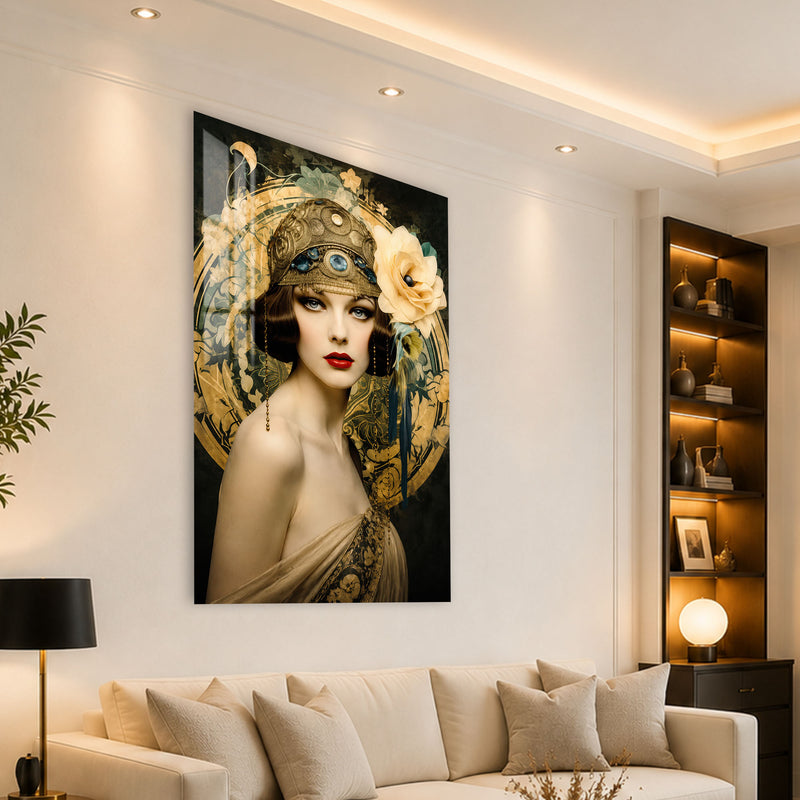 Gilded Floral Muse angled lifestyle view