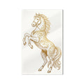 Ornate Golden Stallion product shot on white background