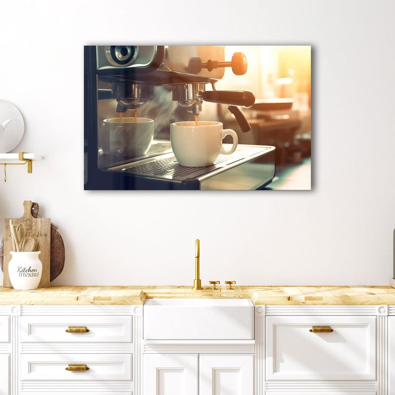 Artronauts Glass Print Coffee