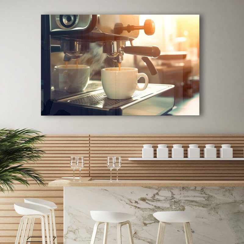 Artronauts Glass Print Coffee