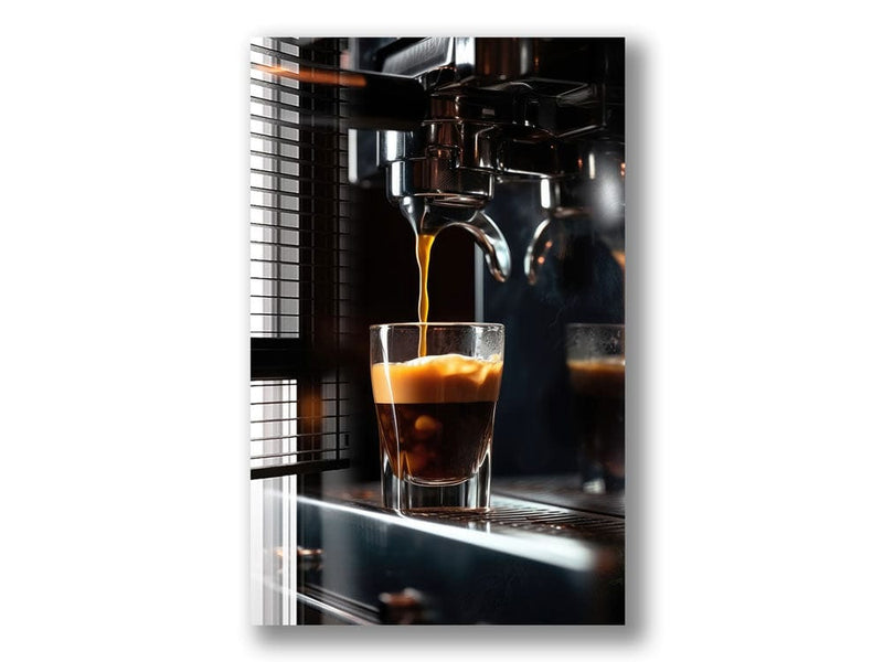 Artronauts Glass Print Espresso