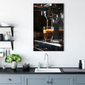 Artronauts Glass Print Espresso