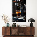 Artronauts Glass Print Espresso