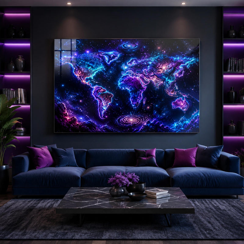 Cosmic World Map lifestyle view