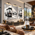 Classic Porsche lifestyle view