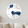 Navy Golden Curves with white frame