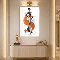 Abstract Fashion Muse with silver frame