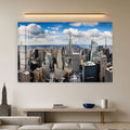 Manhattan Skyline Panorama in a modern room