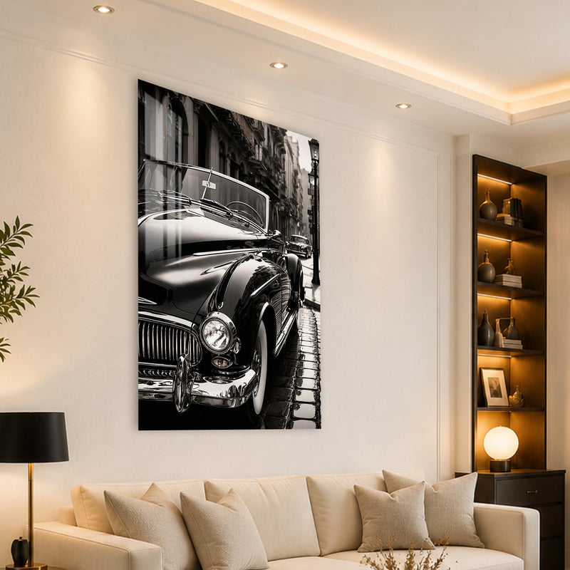 Classic Roadster In The Rain angled lifestyle view