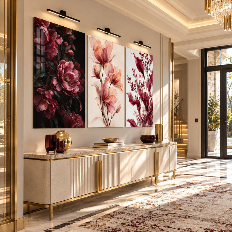 Burgundy Botanical II lifestyle view