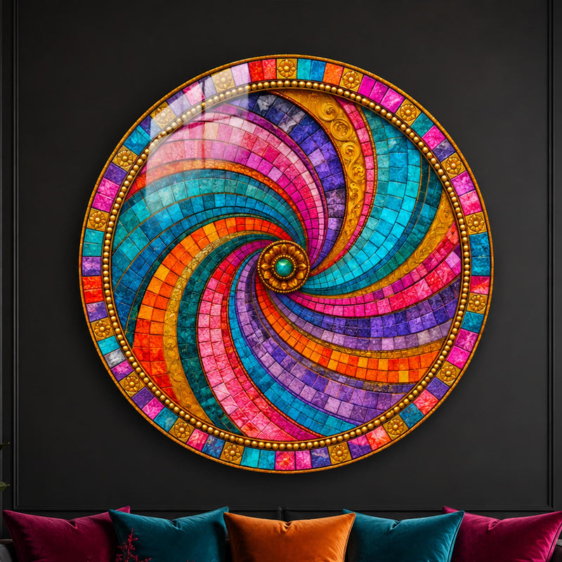 Jeweled Mosaic Spiral lifestyle view