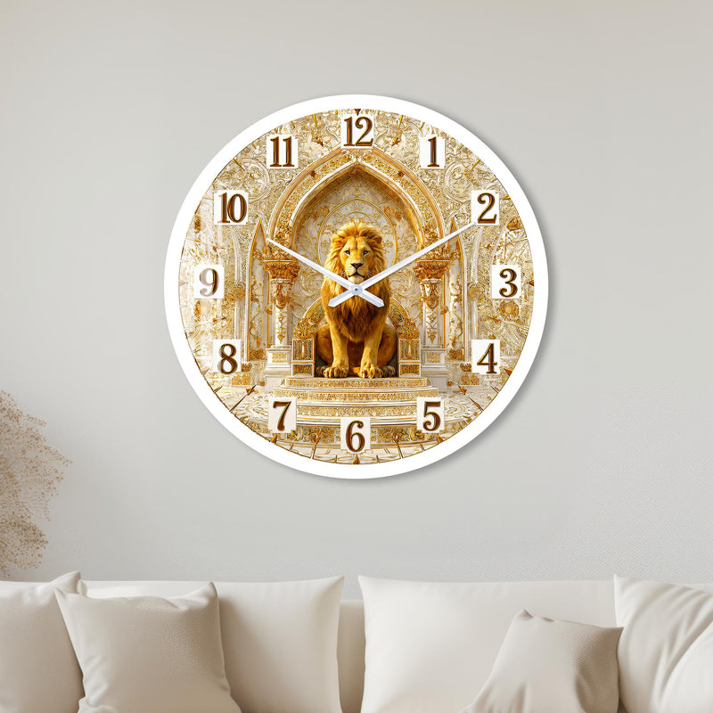 Regal Golden Lion with white frame