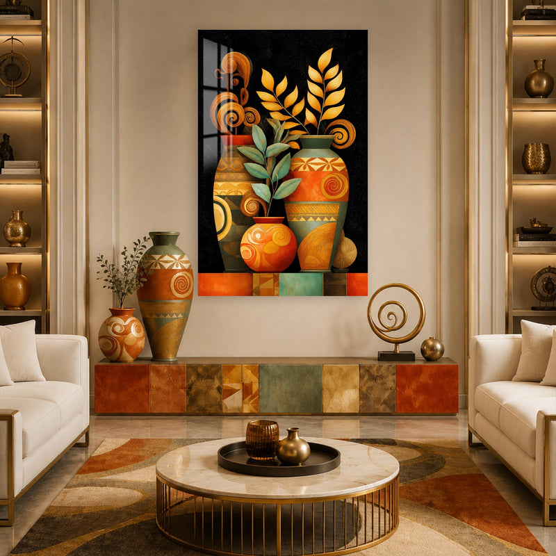 Golden Botanical Vessels lifestyle view
