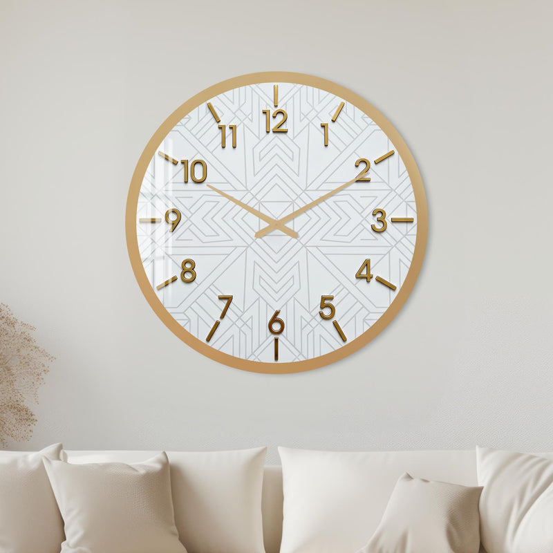 Golden Art Deco with gold frame