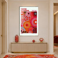 Kusama Radiant Circles with silver frame