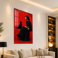 Lady And Black Cat angled lifestyle view