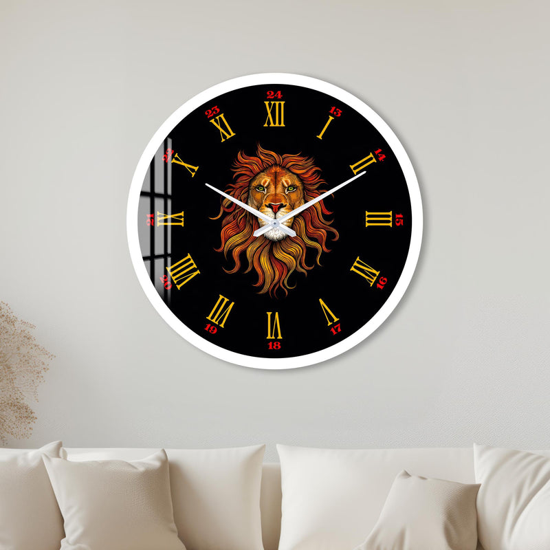 Regal Lion with white frame