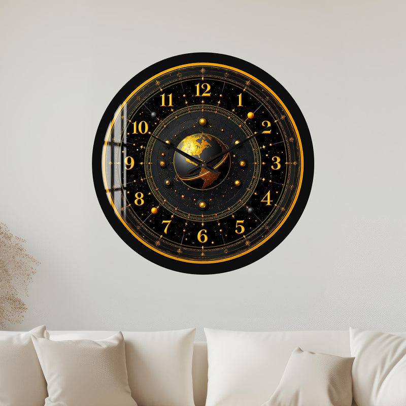 Golden Cosmic Orbit with black frame