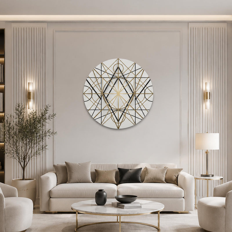 Sacred Geometry Star Line Art lifestyle view