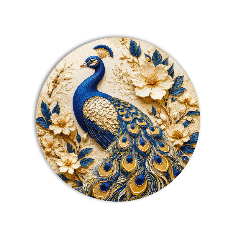 Ivory Peacock Garden product shot on white background