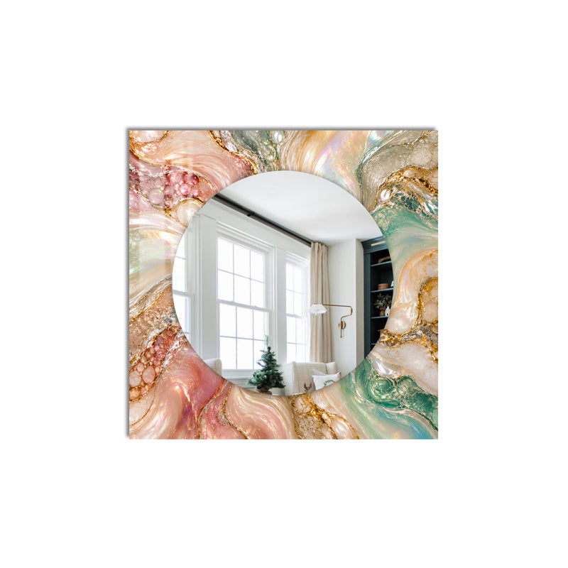 Opalescent Marble Swirl product shot on white background