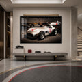 Vintage Silver Racers with black frame