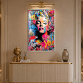Pop Icon Graffiti with silver frame
