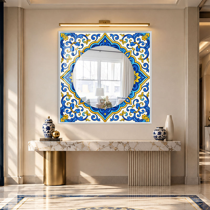 Mediterranean Tile Flourish lifestyle view