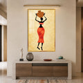 The Water Bearer with gold frame