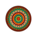 Vibrant Tribal Mandala product shot on white background