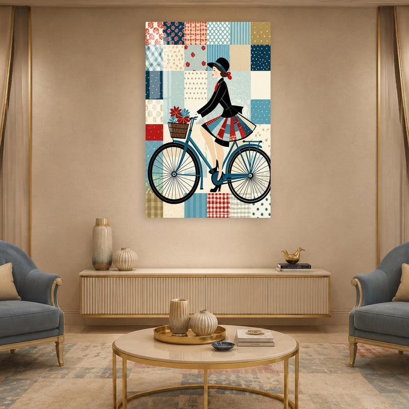 Vintage Bicycle Day lifestyle view