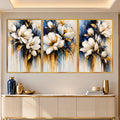 Golden Bloom with gold frame