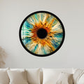 Solar Iris Burst with black frame
