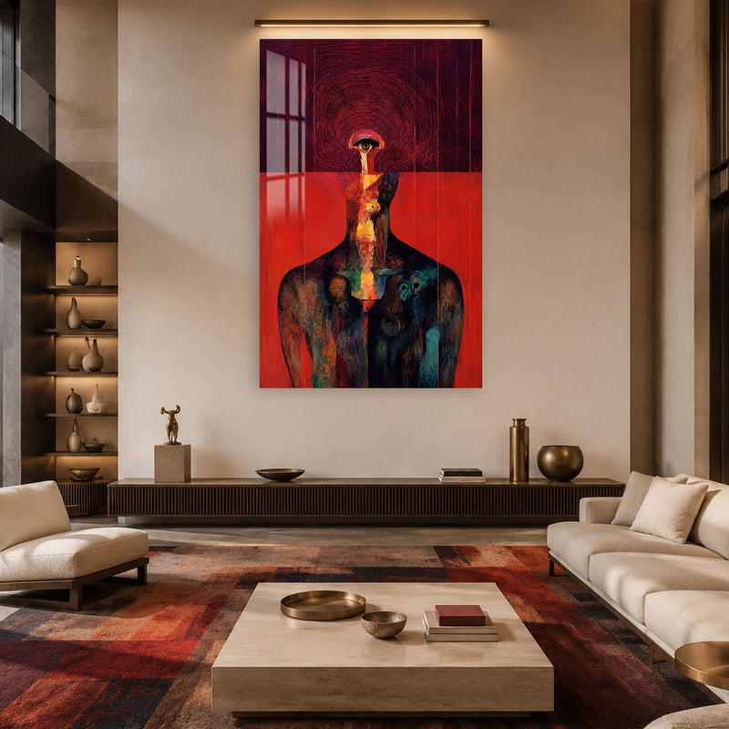 Artronauts Glass Print The Inner Eye Glass Wall Art