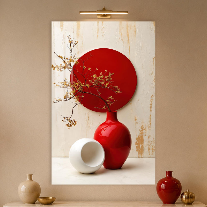 Crimson Vase Harmony lifestyle view